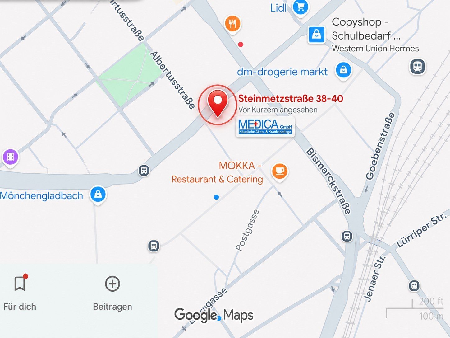 MEDICA GmbH Pflegedienst Standort Mönchengladbach